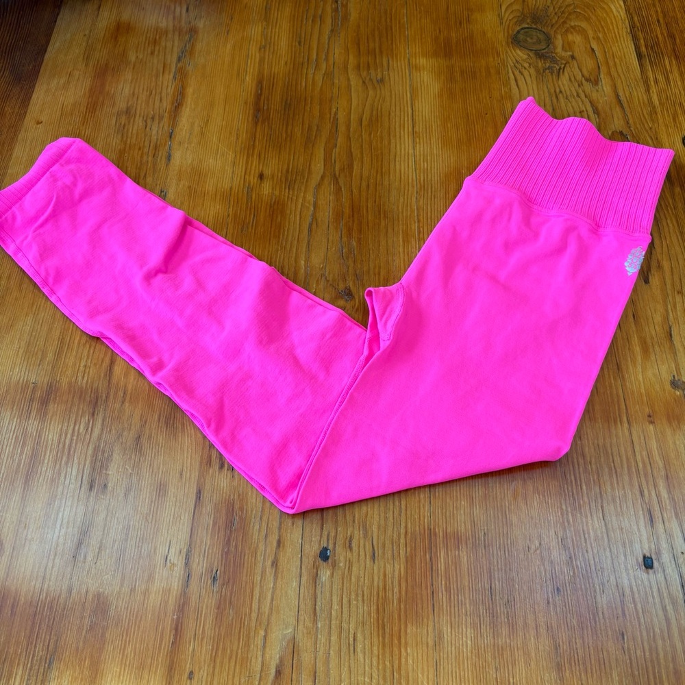 FP Movement by‎ Free People Hot Pink Leggings New